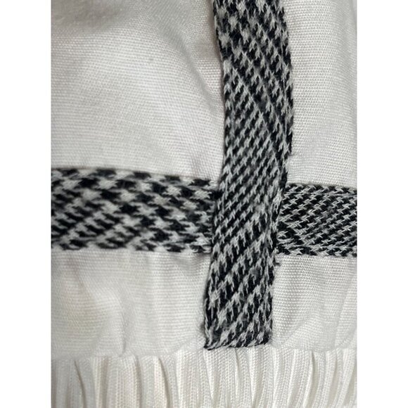 Koret Francisca Floral Jacket L White Full Zip Embroidery Checks Retro Classic - Picture 3 of 14